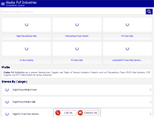 Tablet Screenshot of alaskapufindustries.com